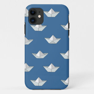 Origami bots op het waterpatroon iPhone 11 hoesje