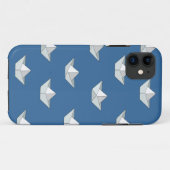 Origami bots op het waterpatroon Case-Mate iPhone case (Achterkant (horizontaal))