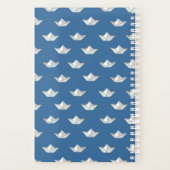 Origami bots op het waterpatroon planner (Achterkant)
