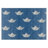 Origami bots op het waterpatroon snijplank (Voorkant)