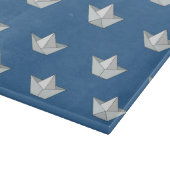 Origami bots op het waterpatroon snijplank (Hoek)