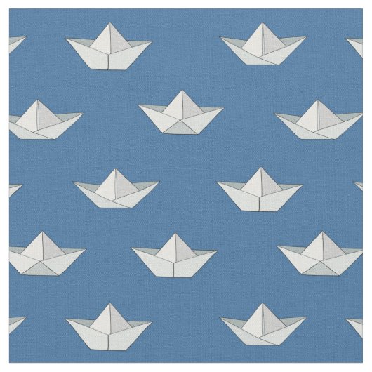 Origami bots op het waterpatroon stof (Close Up)