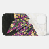 Origami Butterfly over Floral Paper Case-Mate iPhone Case (Achterkant (horizontaal))