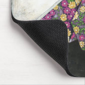 Origami Butterfly over Floral Paper Muismat (Hoek)