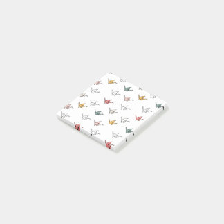 Origami Calm - Crane Post It Notes