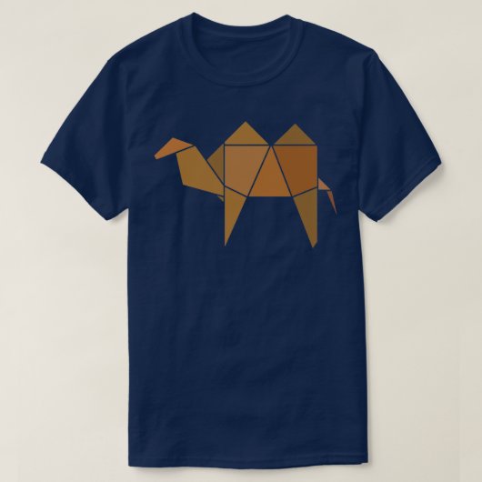 Origami Camel T-shirt (Design voorkant)
