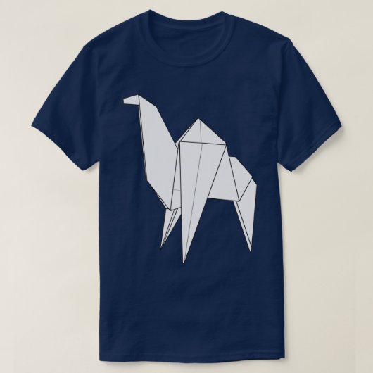 Origami Camel White T-shirt (Design voorkant)