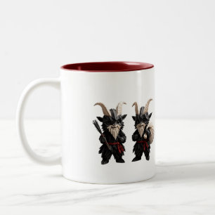 Origami Chibi Krampus Duo Mok