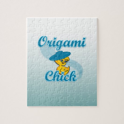 Origami Chick #3 Legpuzzel (Verticaal)