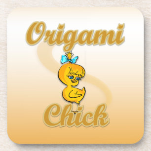 Origami Chick Bier Onderzetter
