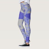 Origami Chintz (L) Indigogrijs Leggings (Links)