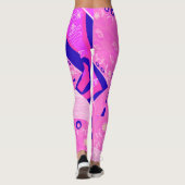 Origami Chintz (L) Roze Marine Leggings (Achterkant)