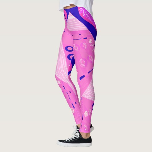 Origami Chintz (L) Roze Marine Leggings (Links)