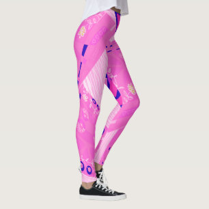 Origami Chintz (L) Roze Marine Leggings