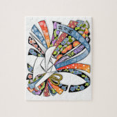 Origami Crane Japanese Paper Good Luck Noshi 折 り 紙 Legpuzzel (Verticaal)