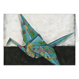 Origami Crane met Floral Design