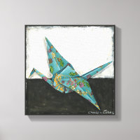 Origami Crane met Floral Design