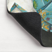 Origami Crane met Floral Design Muismat (Hoek)