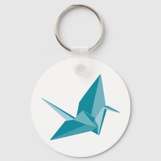 Origami Crane Sleutelhanger (Voorkant)