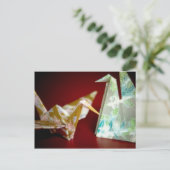 Origami Cranes · Briefkaart (Staand voorkant)