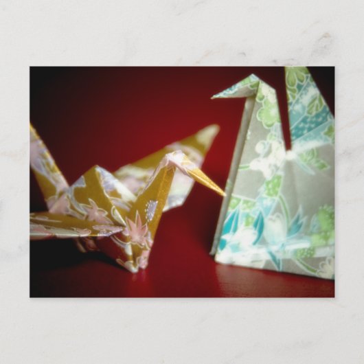 Origami Cranes · Briefkaart (Voorkant)