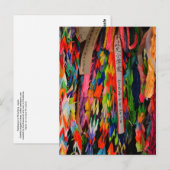 Origami Cranes in Hiroshima, Japan Briefkaart (Voorkant / Achterkant)