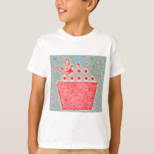 ORIGAMI CUP CAKE ART T-SHIRT