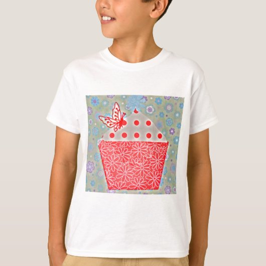 ORIGAMI CUP CAKE ART T-SHIRT (Voorkant)