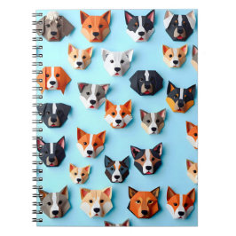 Origami Cute Dog - Soft and comfortable Notitieboek