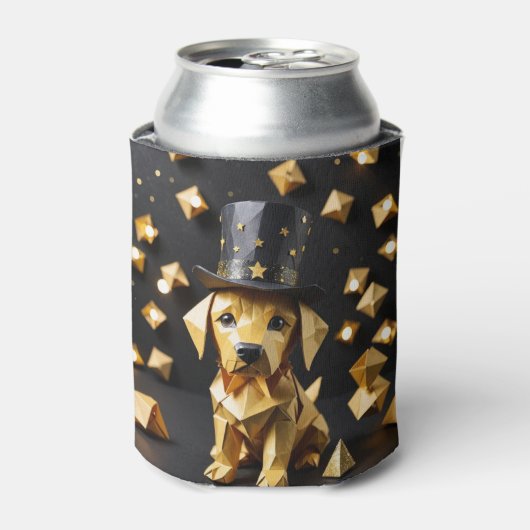 Origami Dapper Dog Blikjeskoeler (Blikje Voorkant)