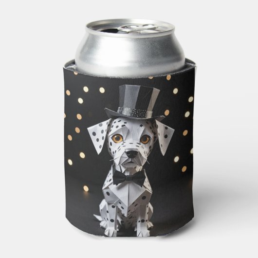 Origami Dapper dog Blikjeskoeler (Blikje Voorkant)