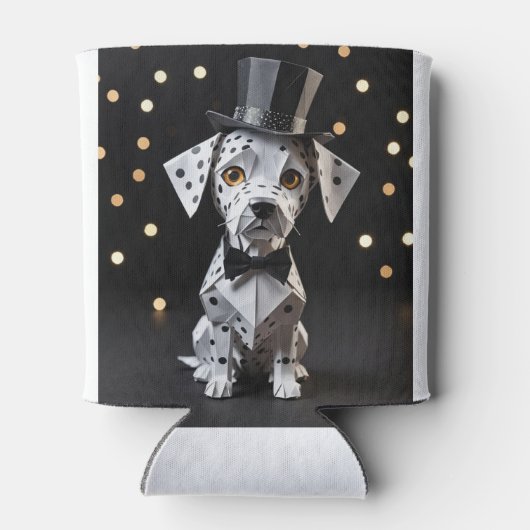 Origami Dapper dog Blikjeskoeler (Achterkant)