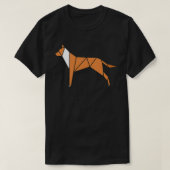 ORIGAMI DOGGIE Funny Traditionele Japanse Art 1 T-shirt (Design voorkant)