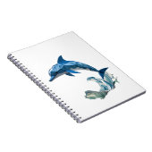 Origami dolfijn terug naar school notitieboek (Rechterzijde)