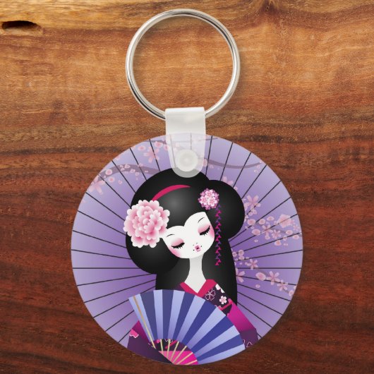 Origami Doll 2 Sleutelhanger (Voorkant)