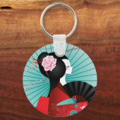 Origami Doll 3 Sleutelhanger (Voorkant)