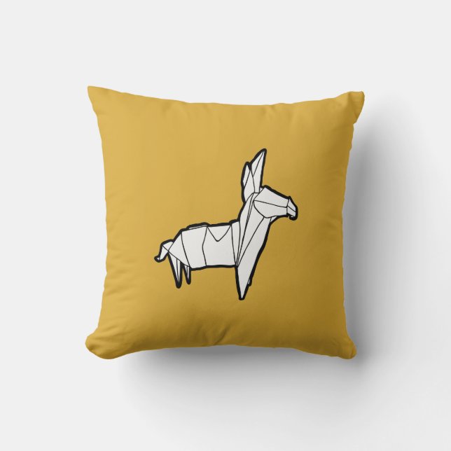 Origami Donkey Pillow Kussen (Voorkant)