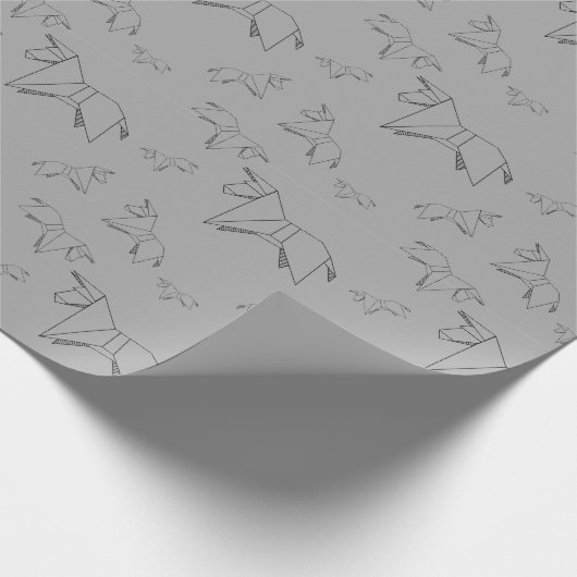 Origami Donkey Wrapping Papper Cadeaupapier (Hoek)