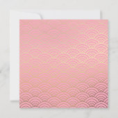 Origami Doves Wedding Invitation Menu Kaart (Achterkant)