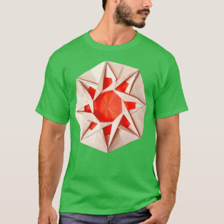 Origami dreamcatcher papieren ster t-shirt