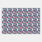 Origami Driehoek Abstract geometrisch patroon Inpakpapier Vel (Voorkant)