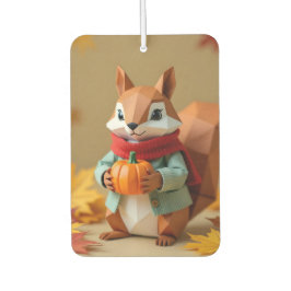 Origami Eekhoorn met pompoen | Herfst luchtverfris Luchtverfrisser