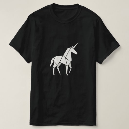 ORIGAMI EENHOORN T-Shirt (Design voorkant)