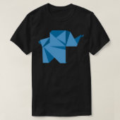 Origami Elephant Kind Funny Gift Idee 5 T-shirt (Design voorkant)