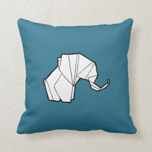 Origami Elephant Pillow Kussen