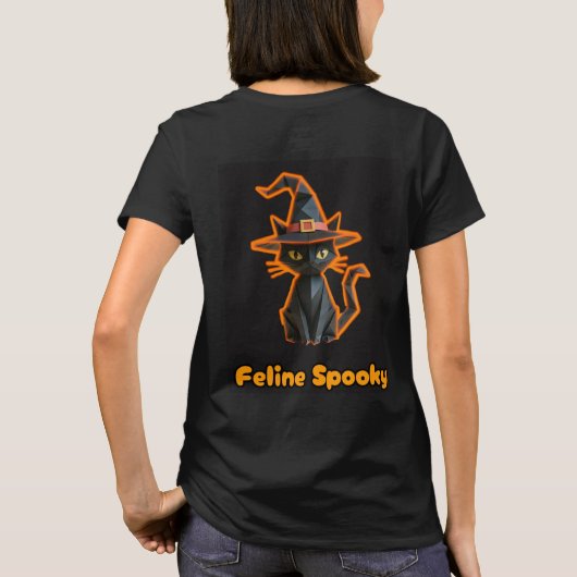 Origami Feeline Spooky T-shirt (Achterkant)