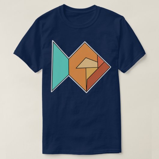 Origami Fish 5 T-shirt (Design voorkant)