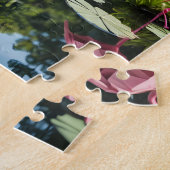 Origami Flamingo Legpuzzel (Zijkant)