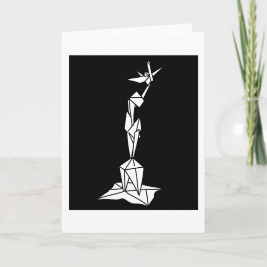 Origami Foldable Paper Art Kaart (Voorkant)