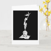 Origami Foldable Paper Art Kaart (Gele Bloem)